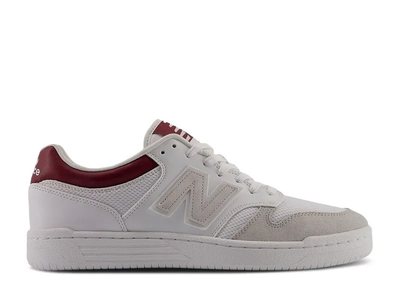 Кроссовки New Balance 480 'White Classic Crimson', белый