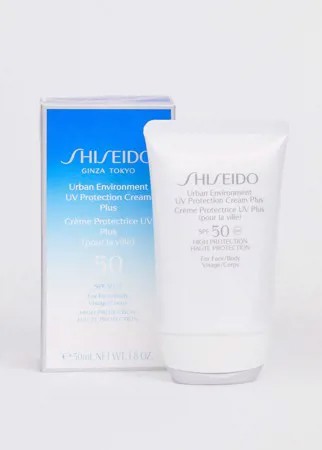 Защитный крем с SPF50 Shiseido - Urban Environment, 50 мл-Бесцветный