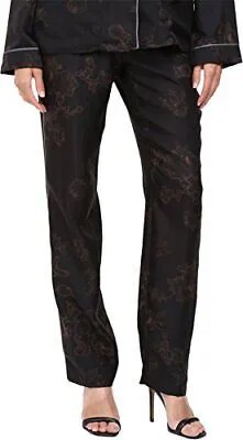 Женские узкие пижамные брюки с принтом Vera Wang, сливовый, 10 шт.