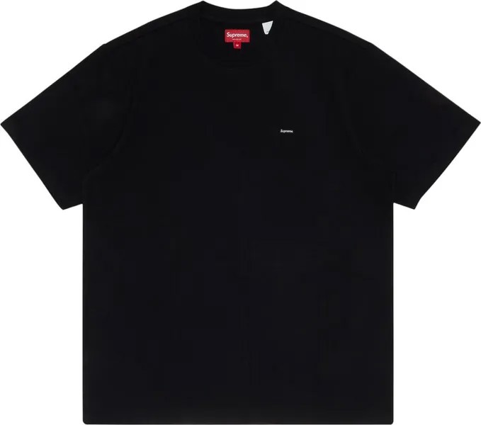 Футболка Supreme Small Box Tee 'Black', черный