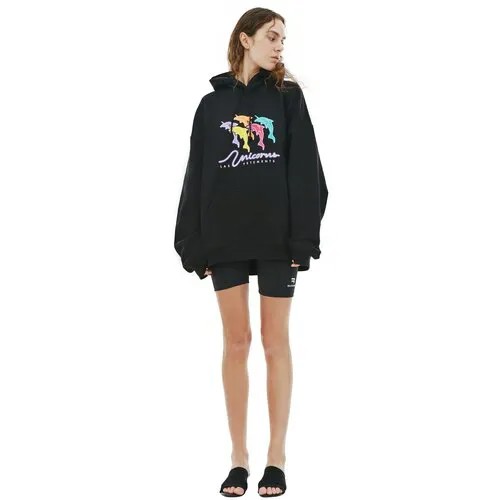 VETEMENTS Оверсайз худи с принтом XS