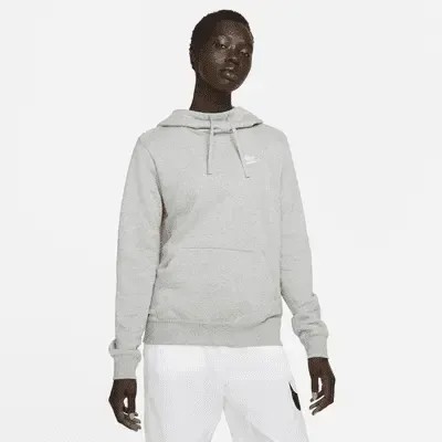 Худи Nike Sportswear Club Fleece, серый/белый