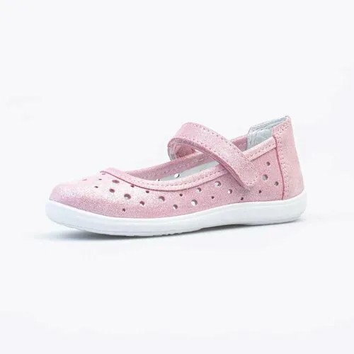 Туфли КОТОФЕЙ, размер 25, розовый, белый