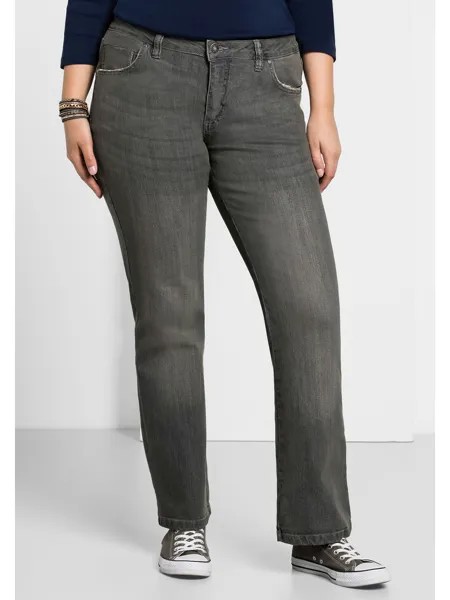 Джинсы sheego, цвет grey Denim