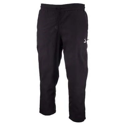 Мужские черные повседневные спортивные штаны Puma Tapered Quilted Joggers 530837-04