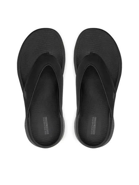 Шлепки Skechers, черный