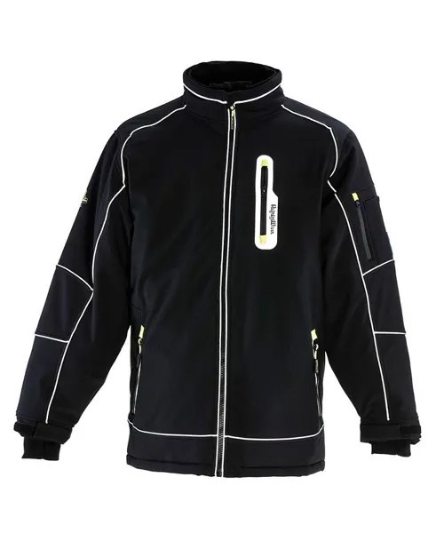 Утепленная куртка из софтшелла для экстремальных погодных условий RefrigiWear, черный