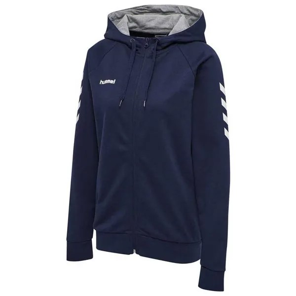 Толстовка Hummel Go Cotton Full Zip, синий