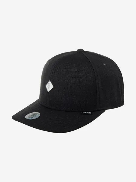 Бейсболка DJINNS 6P SB TrueFit 2.0 Stretch Wool (черный), Черный