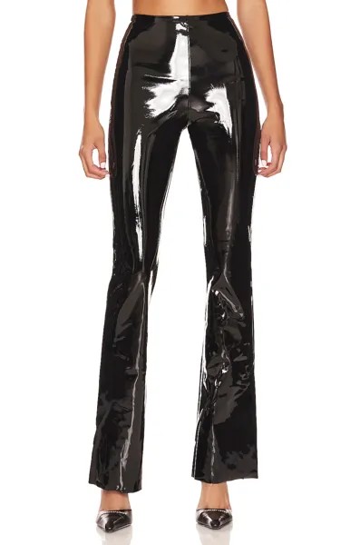 Леггинсы Commando Faux Patent Flared, черный