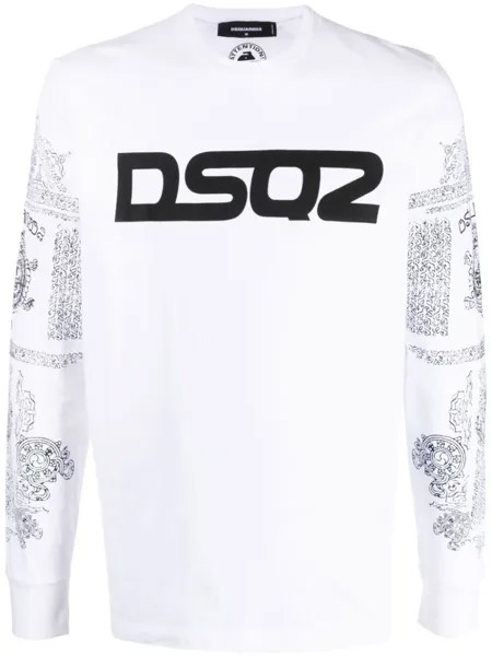 Dsquared2 толстовка с логотипом, белый