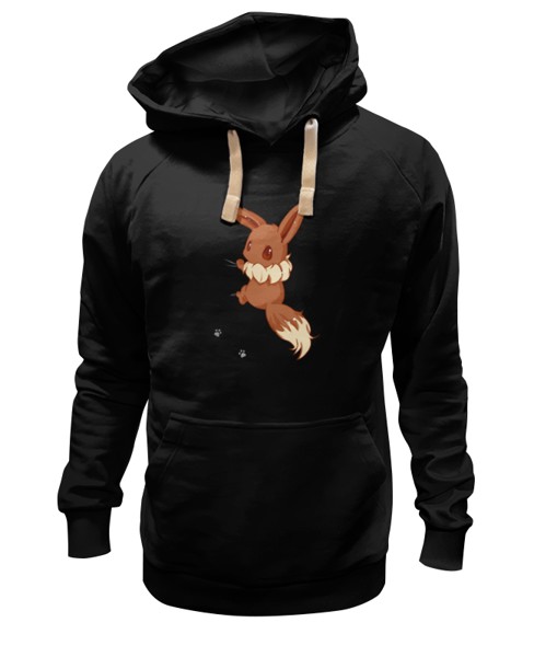Худи унисекс Printio Лисичка черное 2XL