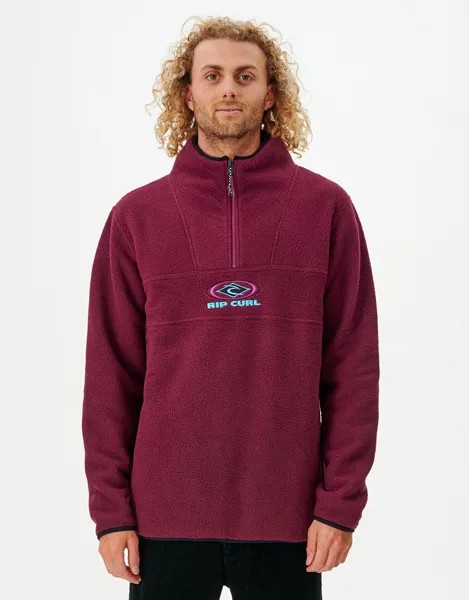 Толстовка мужская Rip Curl BELLS POLAR FLEECE бордовая L