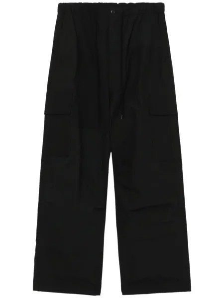 Comme des Garçons Homme брюки широкого кроя, черный