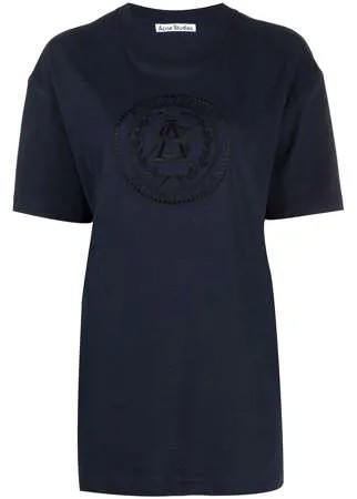 Acne Studios футболка с короткими рукавами и вышитым логотипом
