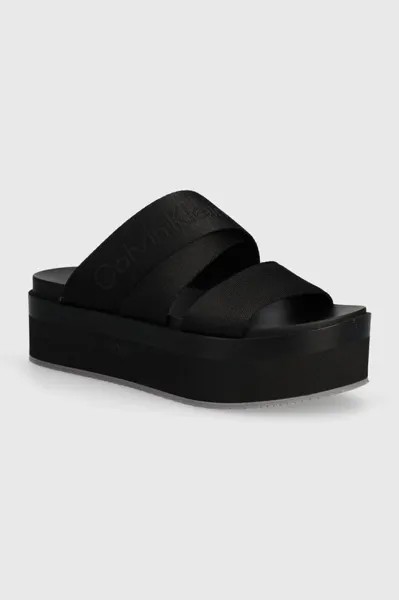Шлепки Calvin Klein Jeans, черный