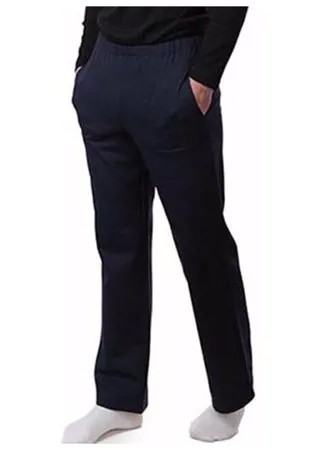 Брюки Свiтанак, повседневные, прямой силуэт, карманы, размер 170-78, черный