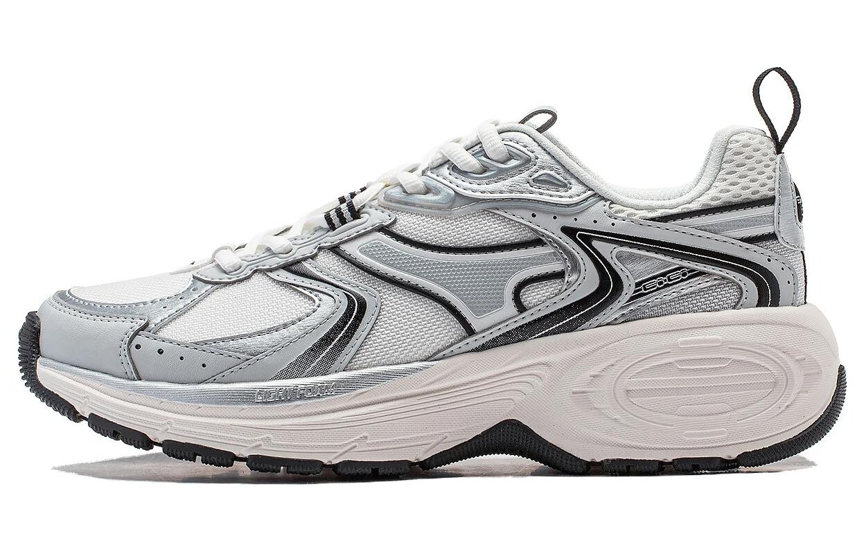 Кроссовки LINING 92 CICI Lifestyle Shoes Women's Low-top Cloud White/Sichuan Lime/silver, белый