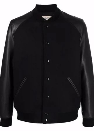 Zadig&Voltaire бомбер Birdih со вставками