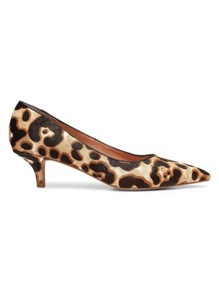 Туфли-лодочки с заостренным носком на каблуке-кошке Joie, цвет Leopard