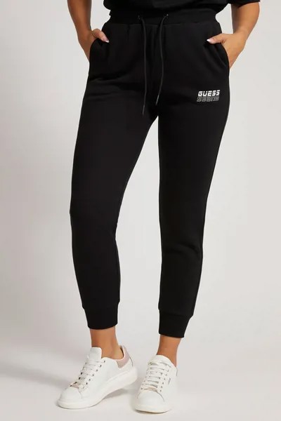 Спортивные брюки женские Guess O1BA01 черные 46 RU