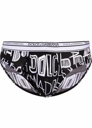 Dolce & Gabbana трусы-брифы с логотипом