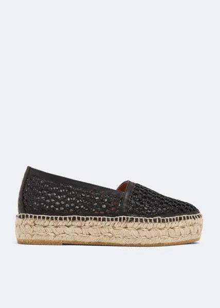 Эспадрильи KANNA Net espadrilles, черный