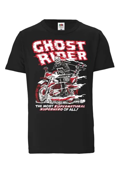 Футболка Logoshirt Marvel Comics - Ghost Rider, черный
