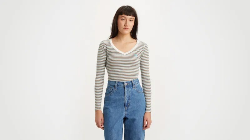Лонгслив женский Levi's A4891 оранжевый M