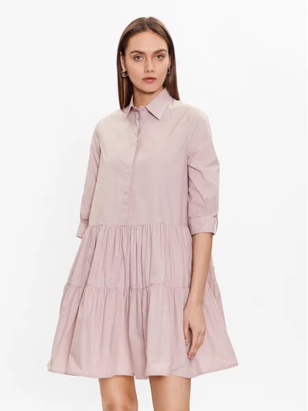Платье-рубашка стандартного кроя Fabiana Filippi, розовый