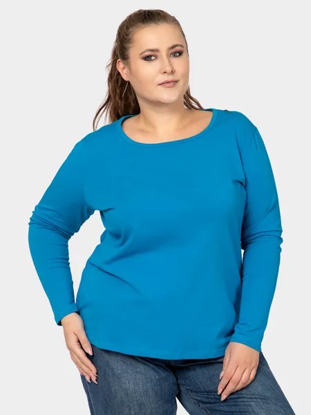 Лонгслив женский MF 1-817 голубой 2XL