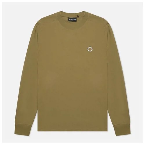 Мужской лонгслив MA.Strum Icon Embroidered ID зелёный , Размер XXL