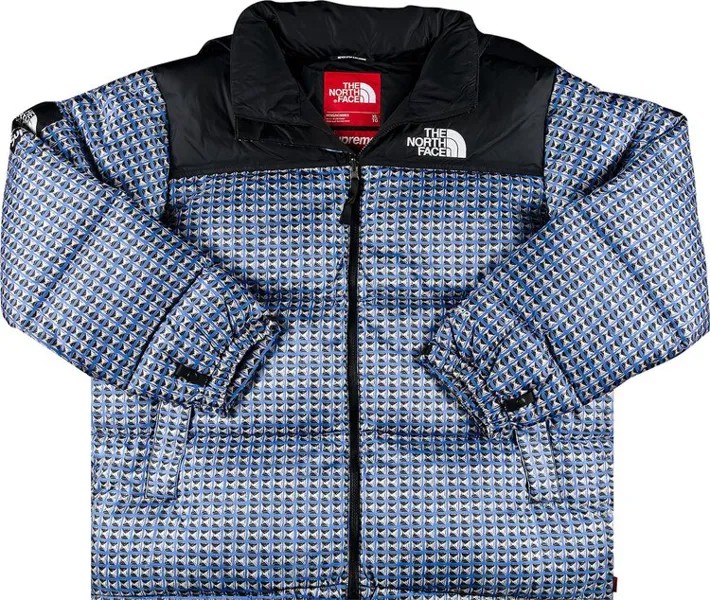 Куртка Supreme x The North Face Studded Nuptse Jacket 'Royal', синий