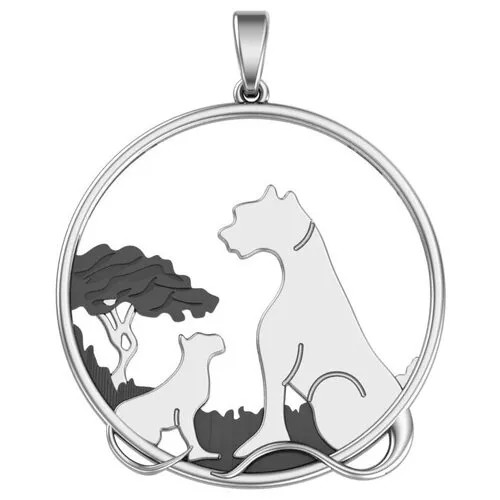 Серебряная подвеска 0400704-10245