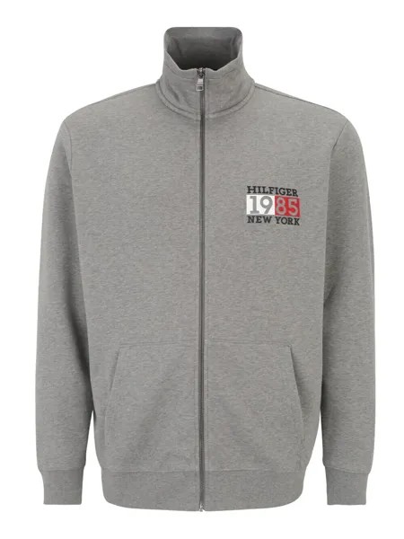 Толстовка на молнии Tommy Hilfiger Big & Tall, серый