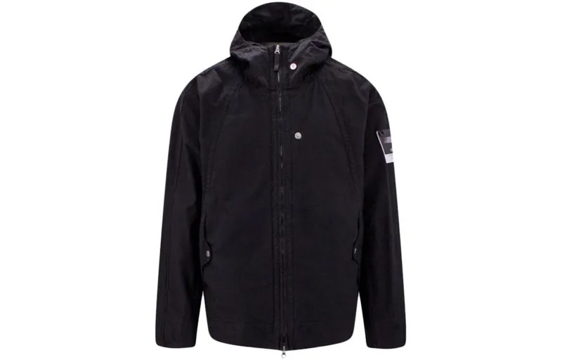 Пальто-парка Shadow Project Series унисекс, черное Stone Island, черный