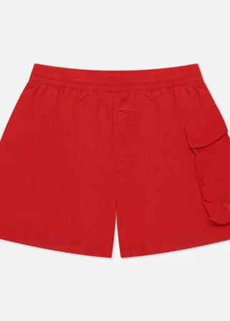 Мужские шорты Y-3 Utility Swim Short Length, цвет красный, размер XL