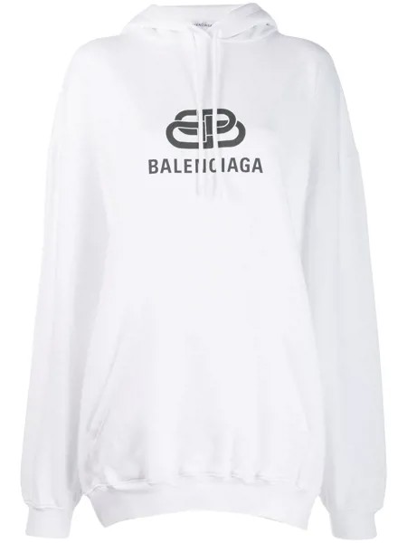 Balenciaga худи с логотипом BB