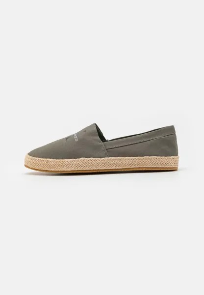 Эспадрильи SLIP ON Calvin Klein Jeans, цвет dusty olive