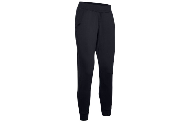 Женские трикотажные спортивные штаны Under Armour, цвет Black
