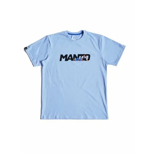 Футболка Manto, размер L, голубой
