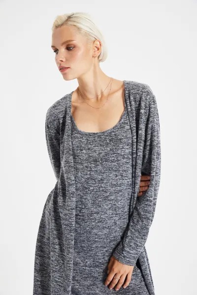 Ночная рубашка - Серая - Базовая Trendyol, серый