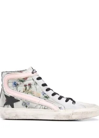 Golden Goose высокие кеды Slide