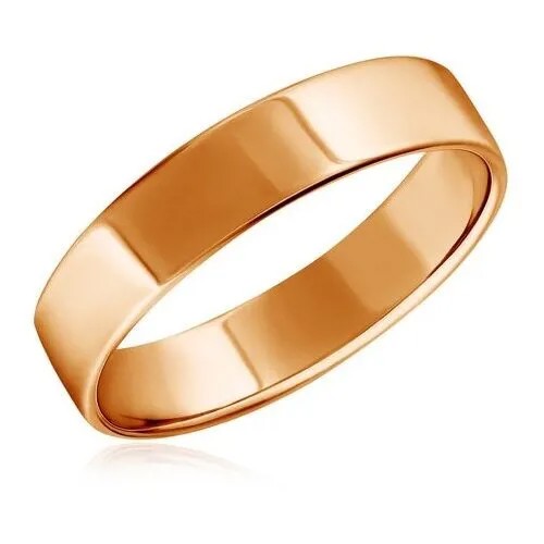 Кольцо обручальное GOLD CENTER красное золото, 585 проба, размер 20.5