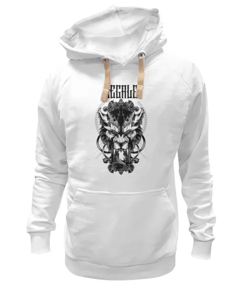Худи Printio Lycanthrope белое 2XL