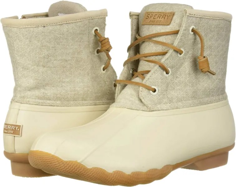 Ботинки Sperry Saltwater Emboss Wool, цвет Off-White