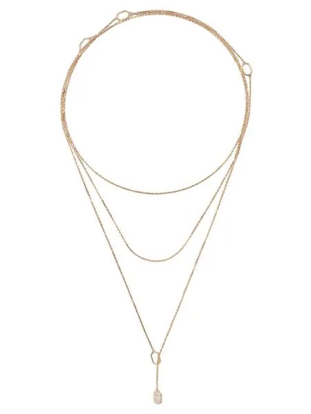 Raphaele Canot золотое колье Fushion с бриллиантами Diamond Foundry x Dover Street Market
