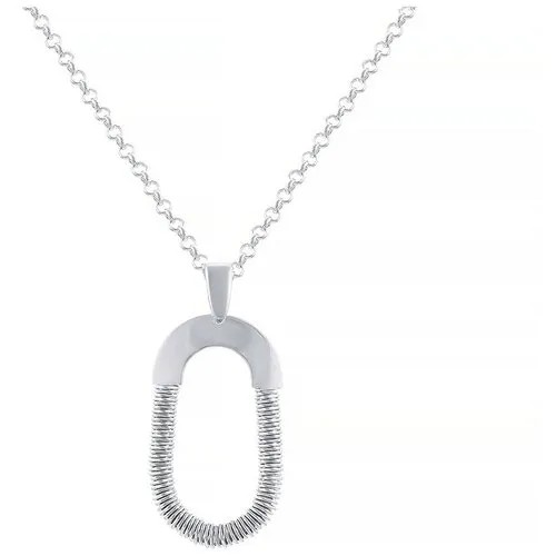 Серебряная цепочка с подвеской CL1755-TSP-WG JV