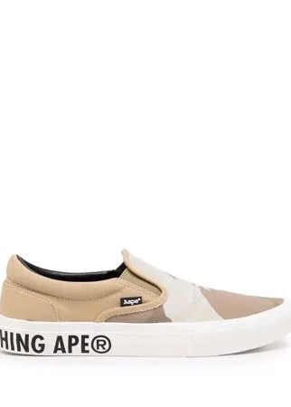 AAPE BY *A BATHING APE® слипоны с логотипом