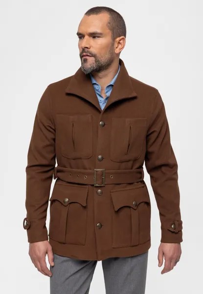Куртка межсезонная LApel COLLAR BELT DETAILED Antioch, коричневый